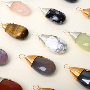 Vente en gros de pierres précieuses naturelles, pierres de guérison, pendentifs en cristal, bijoux en cristal pour cadeau - Product Image 1