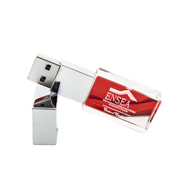 Cheap Wholesale K9 Blank Glass Crystal USB Flash Drive Custom Logo Mini Light 8GB 16GB 32GB 64GB