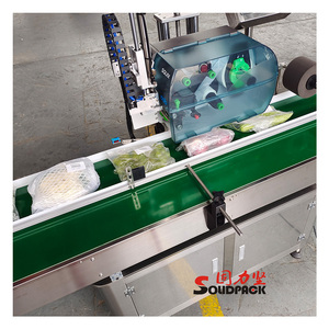 Applicateur d'étiquettes thermiques automatique Solidpack, machine d'étiquetage à plat à grande vitesse - Product Image 4