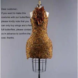 웨딩 장식 및 벽 장식 및 기아 게임 드레스 할로윈 장식을위한 인공 사용자 정의 깃털 나비