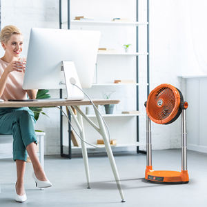 พัดลมอเนกประสงค์ PANERGY 40000mAh รุ่น JF01 แบบชาร์จไฟได้ ปรับระดับได้ พร้อมไฟ LED และแบตสำรอง สำหรับใช้ในบ้าน รถยนต์ และโรงแรม - Product Image 6