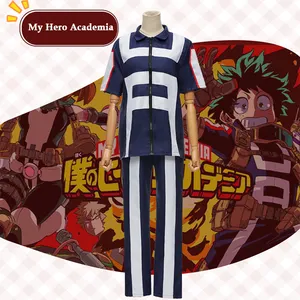 Custom My Hero Academia Anime Deku Bakugou Todoroki College Cosplay Costume Set Gym Suits Sports Wear