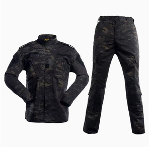 DF <b>Black</b> Python camouflage ACU outdoor camping <b>working</b> uniforms jacket and <b>pants</b> cargo men clothes stock - Product Image 4