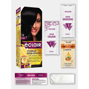 Eclair EC01 Permanent <b>Hair</b> <b>Color</b> Cream with Oils OMEGA9 Sachet Pack Professional Salon <b>Hair</b> Dye - Product Image 6