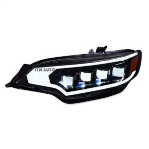 מלא LED דינמי פנס פנס הרכבה עבור הונדה fit 2014-2020 ראש מנורת ראש אור תקע ולשחק