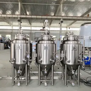 ถังหมักเบียร์สแตนเลสสำหรับโรงเบียร์ถังหมักเบียร์7bbl 5bbl 200L ออกแบบได้ตามต้องการ