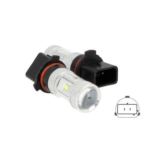 PSX26W H28W CANbus โคมไฟ LED สีขาว50W 12V สำหรับวิ่งกลางวันไฟตัดหมอกสัญญาณเลี้ยว Audi B8 A4 Q5 Skoda 10 5W CREE - Product Image 2