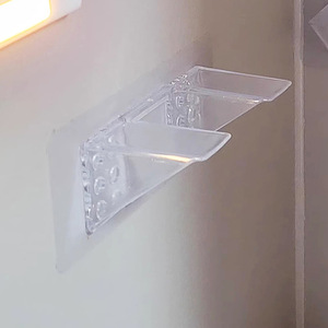 Strong, enlarged <b>shelf</b> support, traceless, no-drill double-row <b>shelf</b> support, wardrobe <b>shelf</b> fixing support, nail-free - Product Image 4