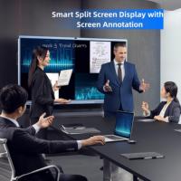 65 86 Zoll Elektronisches Tragbares Flachbildschirm All-in-One PC TV Preis Weißes Board Digitales LCD Smart Touchscreen Monitor Whiteboard