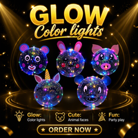 Ballons Bobo LED en gros pour animaux, 20 pouces, lanternes portables, ballons lumineux LED Bobo pour la décoration de fêtes d'anniversaire