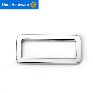 Khác Nhau mini kích thước hình chữ nhật Túi Nhẫn kim loại vuông vòng khóa Kẽm hợp kim kim loại nhẫn cho ví - Product Image 5