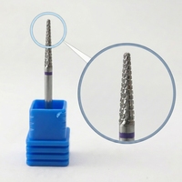 Fraise à ongles en carbure pour cuticules, outil de polissage pour manucure, idéal pour salons de beauté et usage domestique