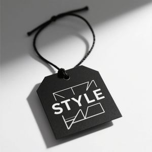 Tùy Chỉnh Sang Trọng May Mặc Đu Thẻ Quần Áo Nhãn <span class=keywords><strong>In</strong></span> Tên Logo Nhựa Treo <span class=keywords><strong>Tag</strong></span> Với Chuỗi Giấy Hangtags Cho Quần Áo Logo Riêng - Product Image 5