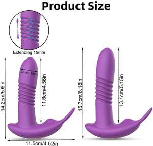 Vibrateurs discrets en silicone réaliste pour culotte, stimulateurs de point G sans fil, double vibration, masseur de culotte pour femmes - Product Image 3