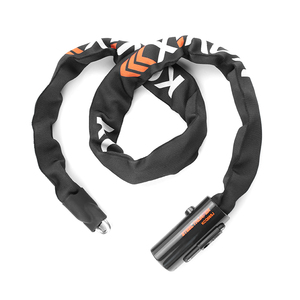 Sélection de la fonction d'alarme Bras/Désarmer Accessoires de cycle Serrure à chaîne Petite chaîne Serrure à main pour vélo - Product Image 6