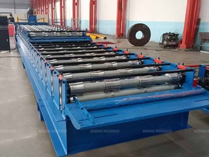 Çift Katmanlı Trapez Şekilli IBR Çatı Levhası Rulo Şekillendirme Makinesi <span class=keywords><strong>Metal</strong></span> Çatı Kaplama Makinesi - Product Image 5