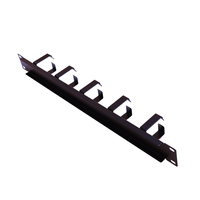 Panneau de gestion des câbles pour racks de serveur 1U 19 pouces en métal avec anneaux en D de qualité supérieure – En stock