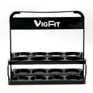 스포츠 물병 8 팩 접이식 플라스틱 홀더 접이식 8 병 캐리어 - Product Image 3