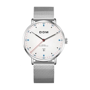 Reloj de Lujo Personalizado para Hombre, Correa de Malla de Acero Inoxidable, ODM OEM, Relojes de Cuarzo a la Moda, Resistentes al Agua, de Alta Calidad - Product Image 5