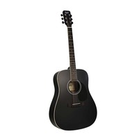 41 Inch Acoustic Guitar 6 String Black Nickel Steel Okoume Body Matte Finish Beginner Instrument OEM Factory Supply