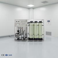 Système de purification d'eau RO automatique en acier inoxydable avec prétraitement en trois étapes pour projets industriels