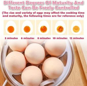 Household <b>Portable</b> Automatic Mini Egg Electromechanical Stainless Steel Boiler Quick Egg Boilers for Hard Boiled Egg Steamer - Product Image 6