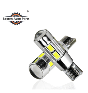 Nuova Lampadina LED UGGV 5630 10 SMD per Auto 5W5, Luce Laterale di Segnalazione, PVC T10 12V 6000K, Super Luminosa Blu, Retrofit/Upgrade - Product Image 2