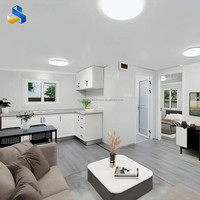 Conteneur modulaire préfabriqué en panneaux sandwich extensibles pour maison d'hôtes, hôtel et espaces d'hébergement supplémentaires