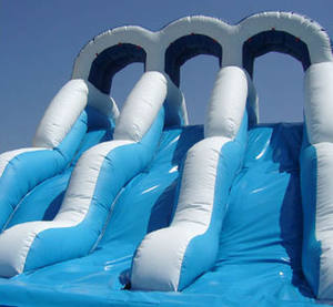 Glissière d'eau gonflable de double LAN d'amusement de la Chine à vendre - Product Image 6