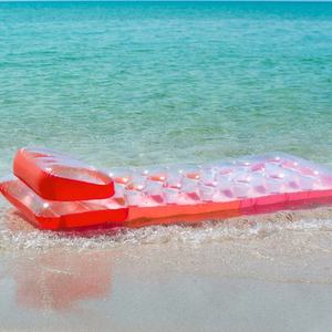 EN71 6P <span class=keywords><strong>PVC</strong></span> gonflable piscine flotteur 18 poches résistant à l'eau salon plage flotteur matelas pneumatique lit - Product Image 4