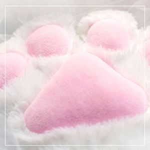 2025 Newest Cosplay Accessories Costume Party Animal <b>Plush</b> <b>Cat</b> Paw Gloves Unisex Animal <b>Plush</b> Gloves - Product Image 6