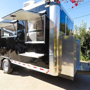 Fully Equipped Fast Food Trailer Coconut Water Hotdog Vending <strong>Cart</strong> Italian Ice Mobile Food <strong>Cart</strong> Price - Product Image 3