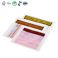 Enveloppes d'expédition personnalisées imperméables avec pochette pour liste de colisage et facture jointe