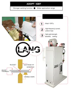 380V Aluminium Puntlasapparatuur Industriële Middenfrequentie Lasapparatuur Weerstandslasmachine