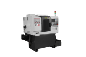 Tour CNC à banc incliné horizontal de précision, à broche unique, avec fonctions automatiques, pour projets d'ingénierie métallique de moyenne intensité - Product Image 1
