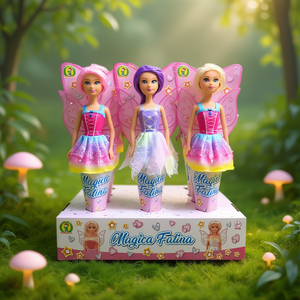 Magica Fatina Fairy <b>Dolls</b> 3 Pack 35cm With Wings And Dress For Kids Ages 3+ - Product Image 3