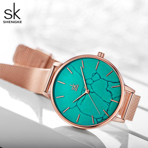 Shengke đẹp quay số xem cho nữ thạch anh sang trọng phụ nữ Đồng hồ đeo tay thanh lịch của người phụ nữ đồng hồ được thiết kế món quà nữ tùy chỉnh - Product Image 4