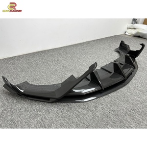 Topcar Style Glossy Dry Carbon Fiber Front Bumper Lip for Lambo URUS 2018-2019 Carbon Front <b>Diffuser</b> Body Kit <b>Car</b> <b>Diffuser</b> Parts - Product Image 6