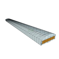 GT – serre à Tunnel facilement réglable, Structure galvanisée à chaud, serre pour plantation agricole