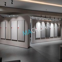Schiebe keramik platte Marmor Wandfliesen platte Granitst änder Pull Push Display Rack für Showroom