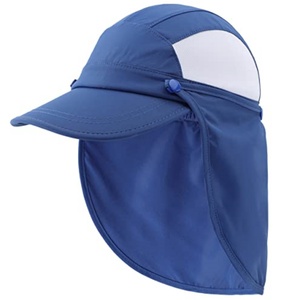 Gorra de Trabajo de Verano Resistente a los Rayos UV, Ligera, Transpirable, con Solapa Ajustable para el Cuello, Diseño de Dibujos Animados, Colores Personalizables para Días Llenos de Sol - Product Image 1