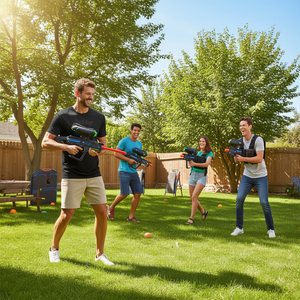 Camiseta Laser Tag Negra para Hombre, Camiseta Deportiva Informal de Algodón con Estampado Digital, Suave, para Todas las Temporadas - Product Image 3