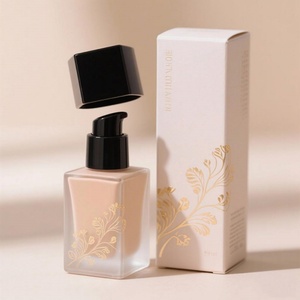 ขวดบรรจุภัณฑ์รองพื้นแบบใสขนาด 15 มล. และ 30 มล. พร้อมหัวปั๊ม รุ่น Empty Luxury - Product Image 1