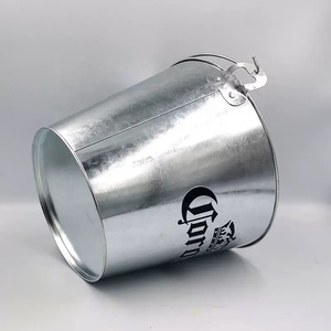Offre Spéciale fête bière boisson bacs à glace Profession 5L galvanisé métal <span class=keywords><strong>vin</strong></span> seau à glace - Product Image 4
