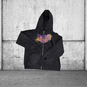 Sweat à capuche personnalisé de luxe, broderie, streetwear, molleton, vintage, surdimensionné, fermeture éclair - Product Image 2