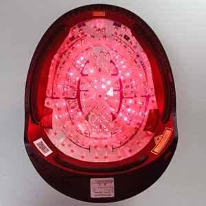 Casco de Terapia Láser para el Crecimiento del Cabello con Luz Roja LED LLLT de 655 nm, Casco Láser para el Cabello Adecuado para la Alopecia Seborreica y la Alopecia <span class=keywords><strong>Areata</strong></span> - Product Image 4