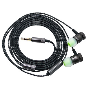 Oriole 820 In-Ear Headphones Gunmetal Metal <b>Control</b> <b>Wired</b> Music Earphones - Product Image 5