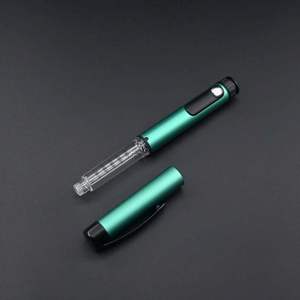 Reusable Metal Skin Care <b>Pen</b> Durable Adjustable Dose Dial Clear Graduations Protective Case Rubber Stopper Sealing Injector - Product Image 4