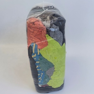 Trapos de Camiseta de Colores Versátiles, 100% Algodón Reciclado para Limpiar Maquinaria de Taller - Product Image 1