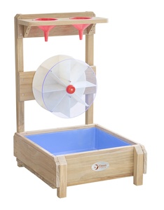 Conjunto de muebles educativos para aula al aire libre, juego de agua de Material de madera maciza para niños, para guardería <span class=keywords><strong>Montessori</strong></span> - Product Image 4